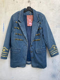 Vintage Denim Military Jacket 70´s