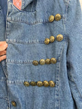 Vintage Denim Military Jacket 70´s
