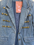 Vintage Denim Military Jacket 70´s