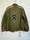 Upcycle Vintage Military Shirt Jacket 50´s