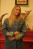 Vintage Denim Military Jacket 70´s