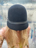 Sombrero Cloché Negro