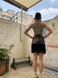 Cowboy Leather Skirt