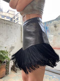 Cowboy Leather Skirt