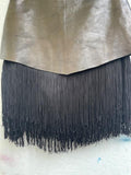 Cowboy Leather Skirt