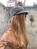 Newsboy Cap de Seda y Algodon S/M