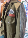 Upcycle Vintage Military Shirt Jacket 50´s