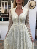 VESTIDO GUNNE SAX DE LOS 70´S