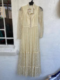 VESTIDO GUNNE SAX DE LOS 70´S