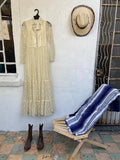 VESTIDO GUNNE SAX DE LOS 70´S