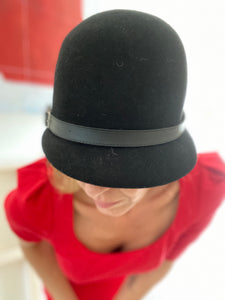 Sombrero Cloché Negro