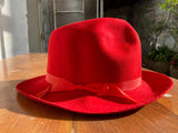 Sombrero Vintage "Effanem Crusher" Rojo
